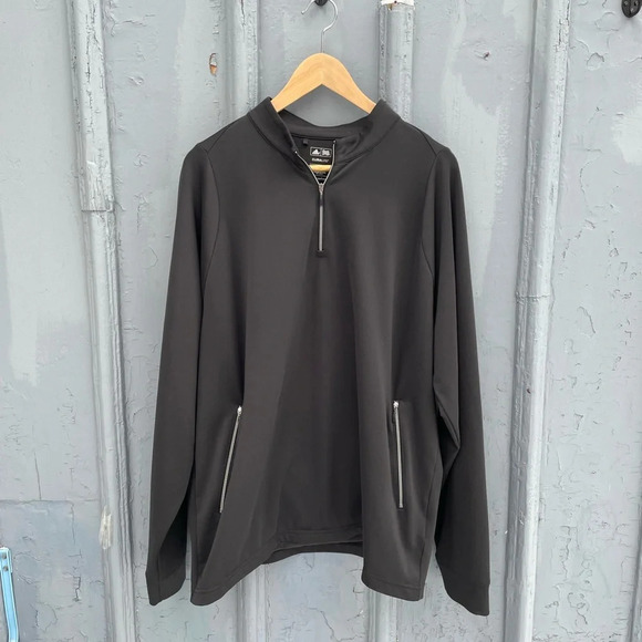 Adidas climalite long sleeve 1/4  zip pullover shirt, size XL - Picture 1 of 7